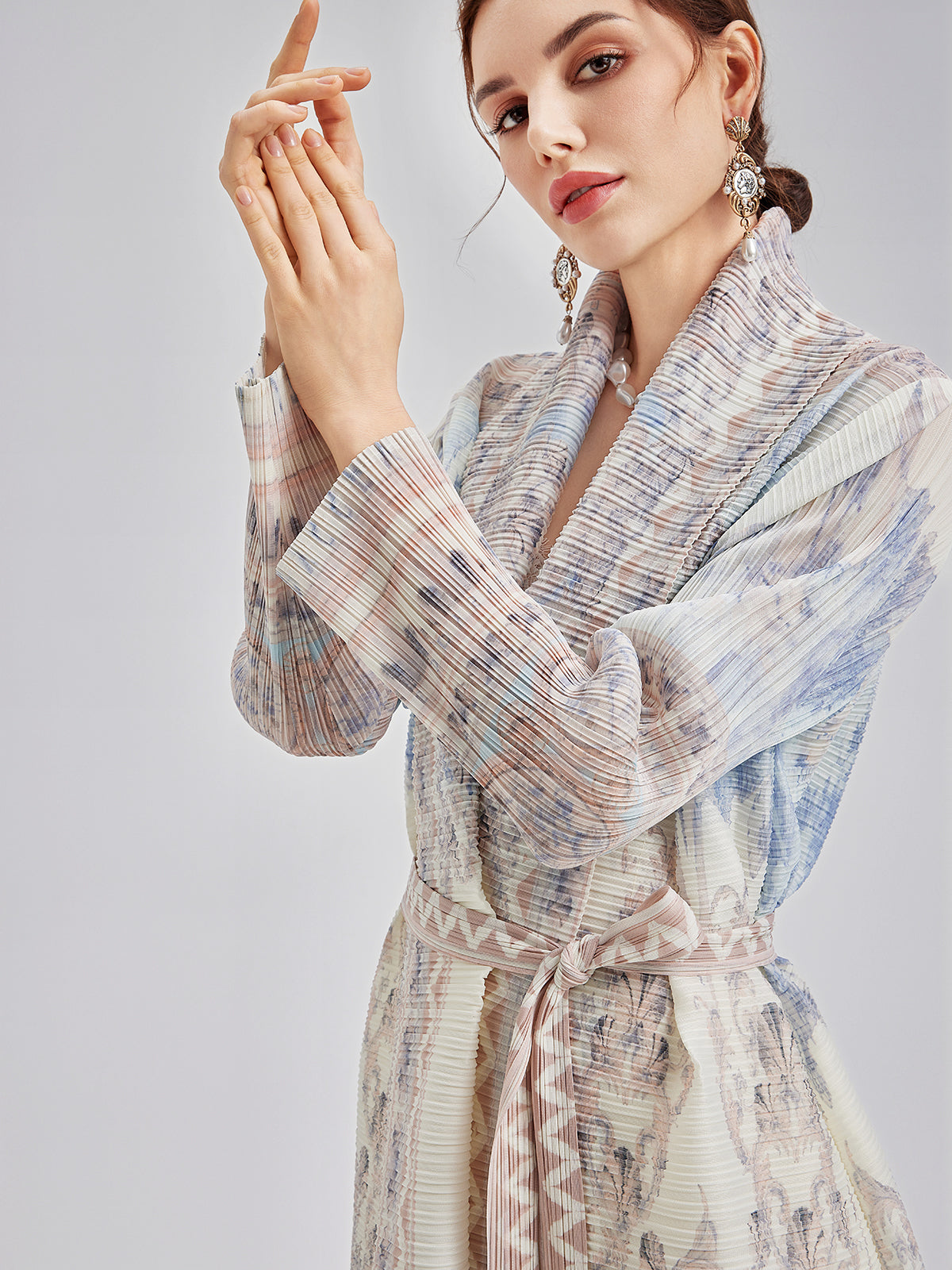 Issey - pleated Cardigan