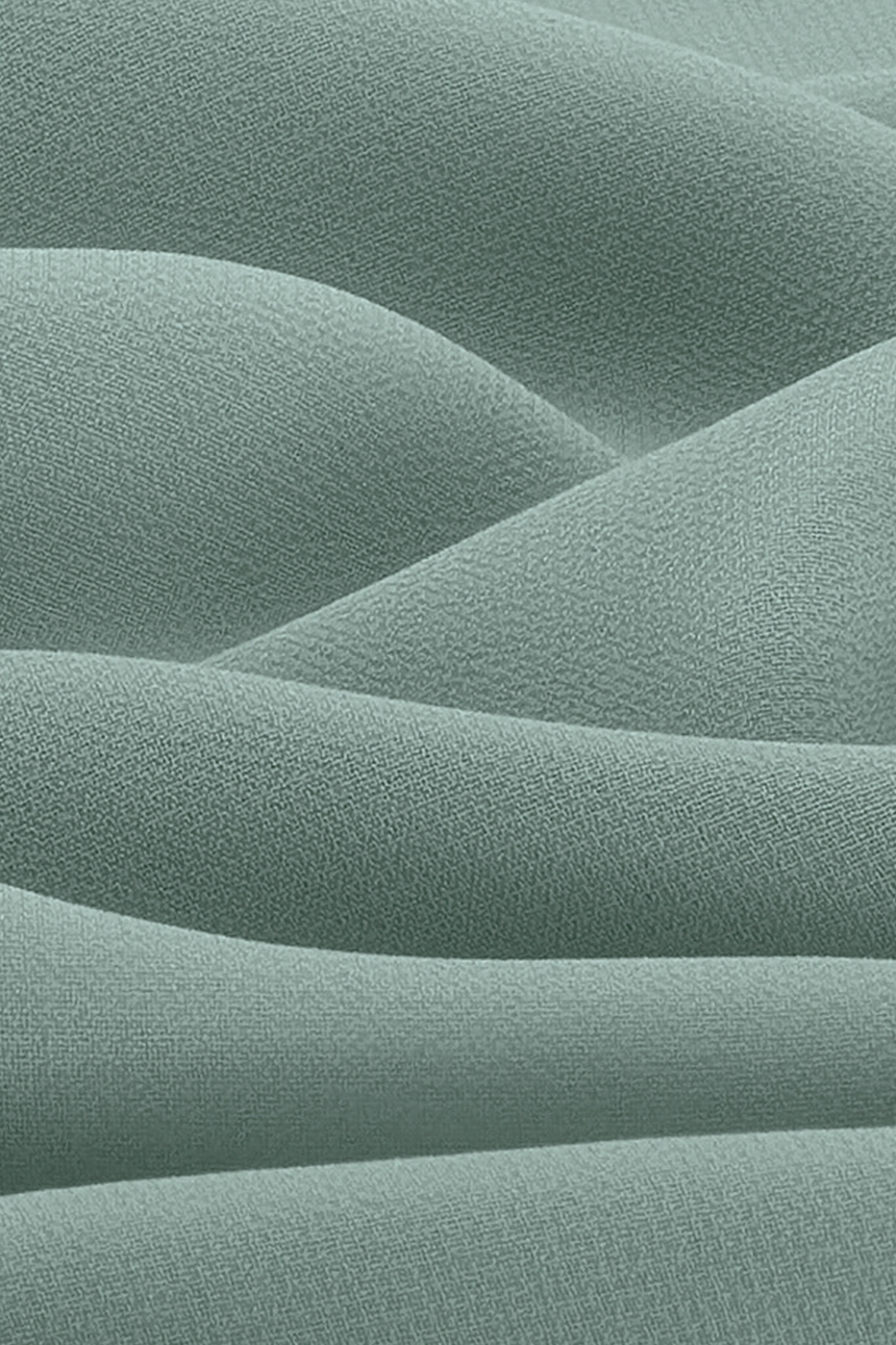 Pastel Eucalyptus - Opaque Chiffon Hijab