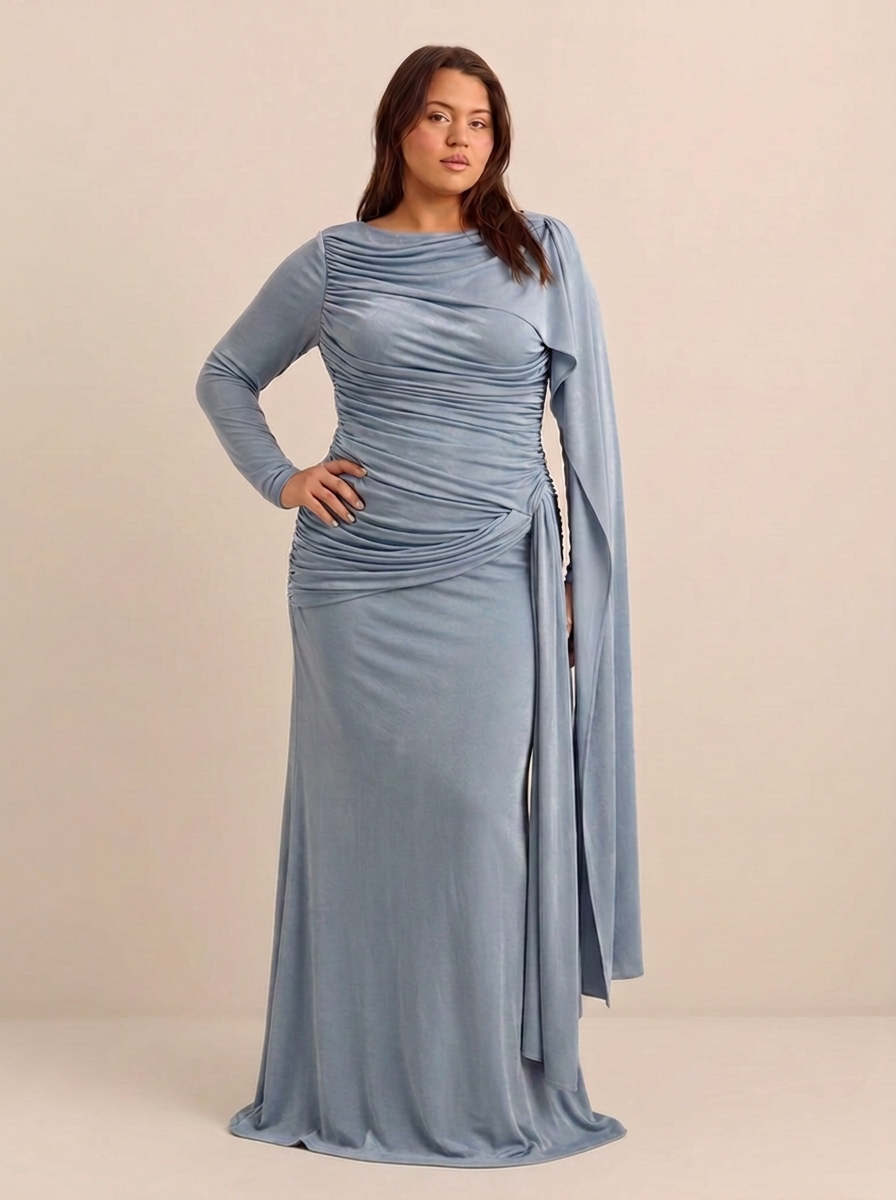Tihila Ruched Maxi Dress