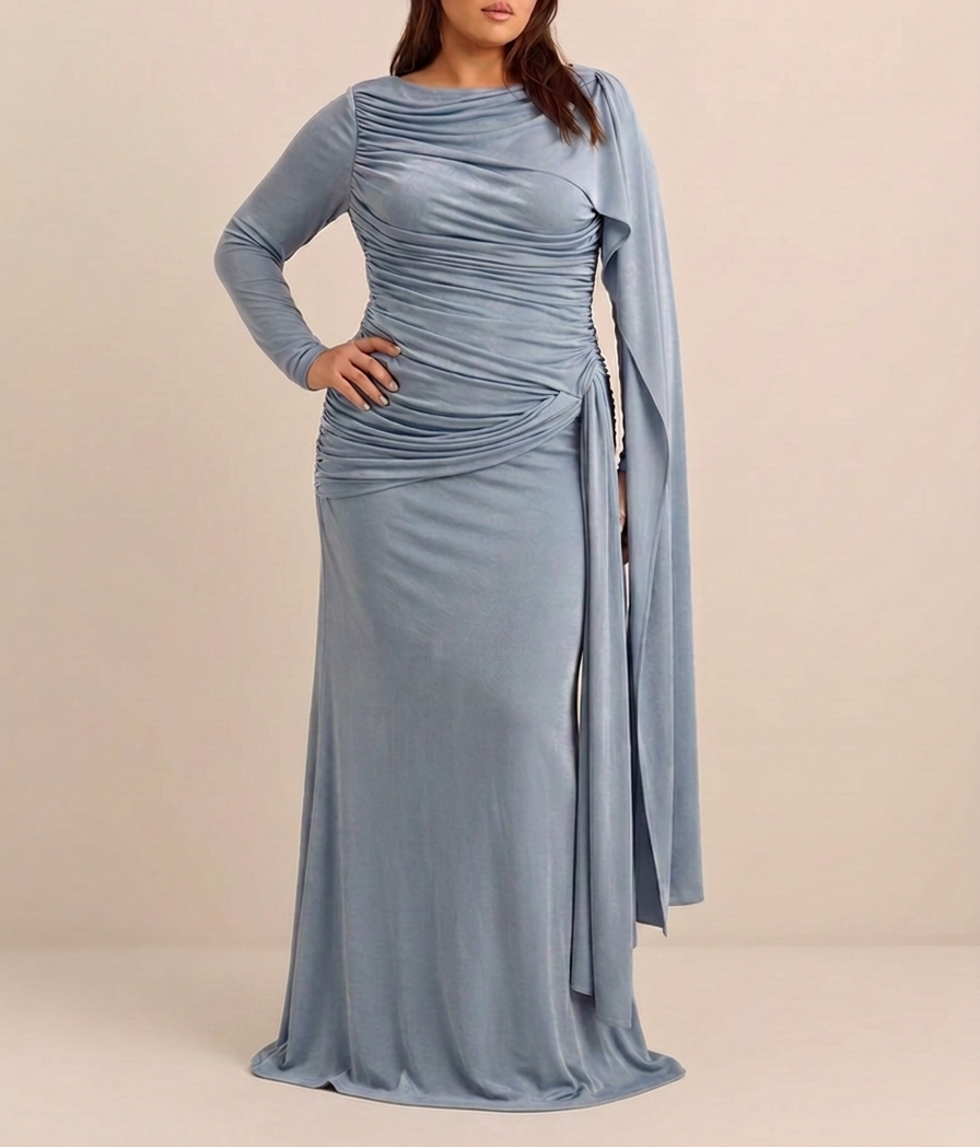 Tihila Ruched Maxi Dress