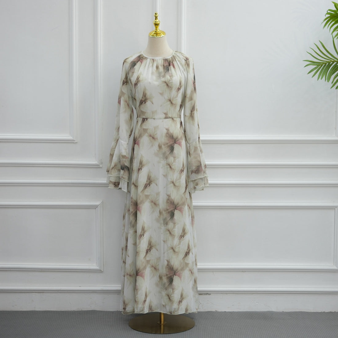 Celine Floral Chiffon Dress