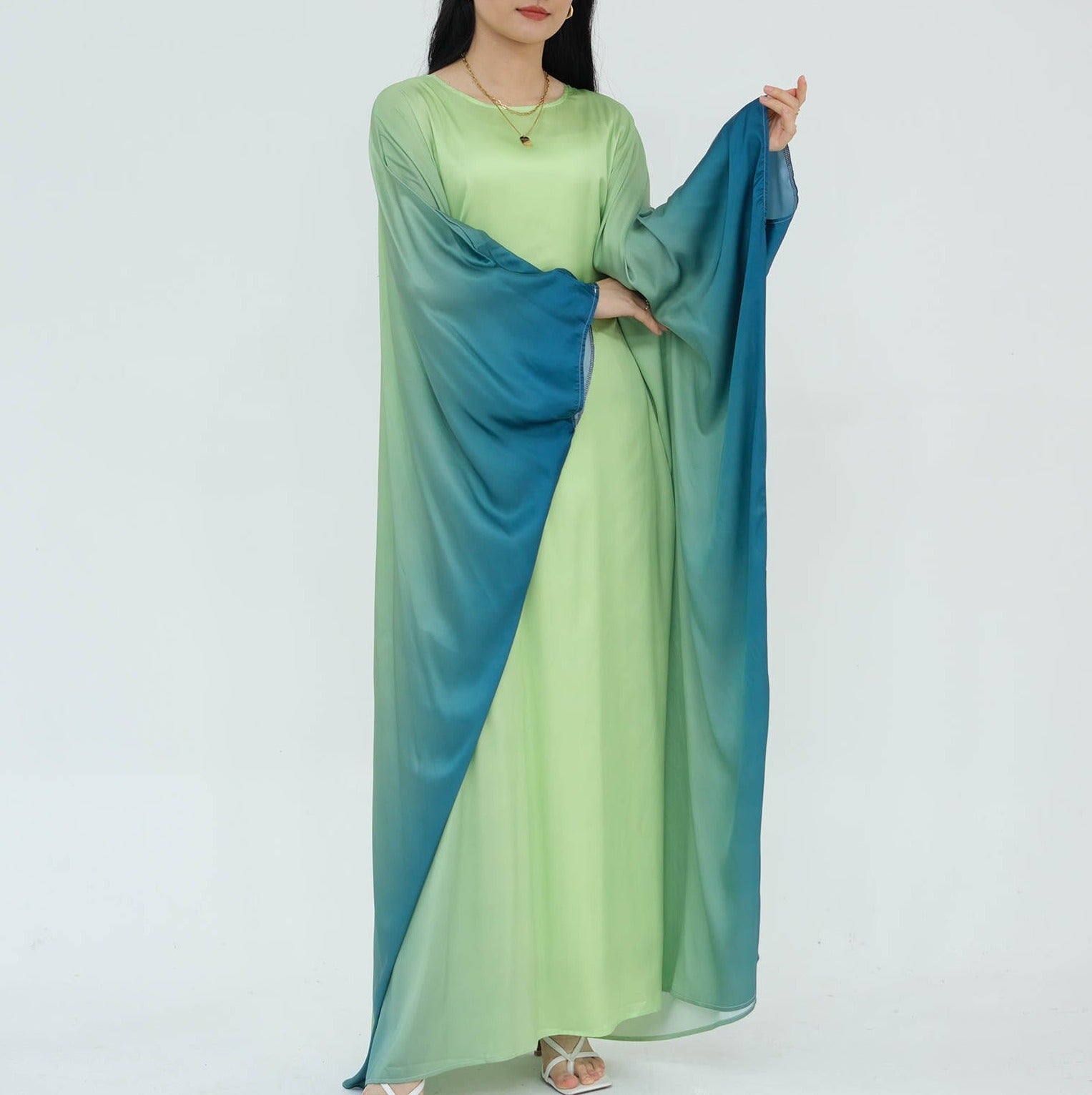 Ombré Butterfly Abaya