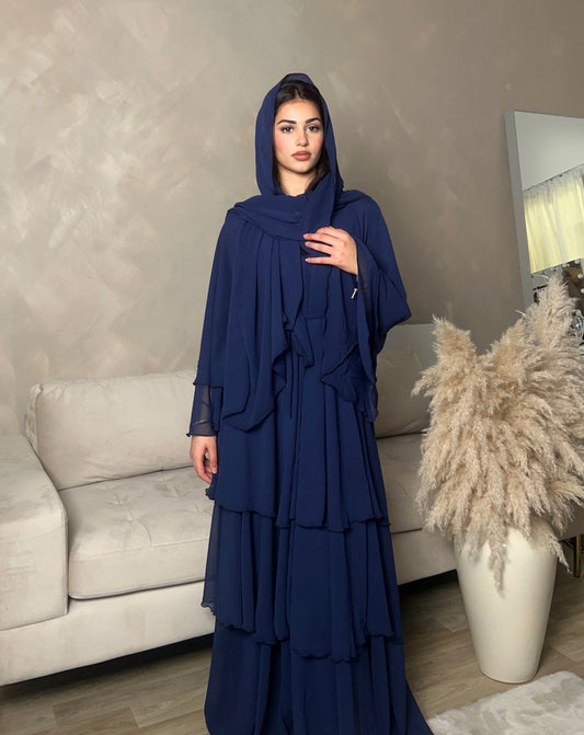 NOOR Layered - Chiffon Abaya