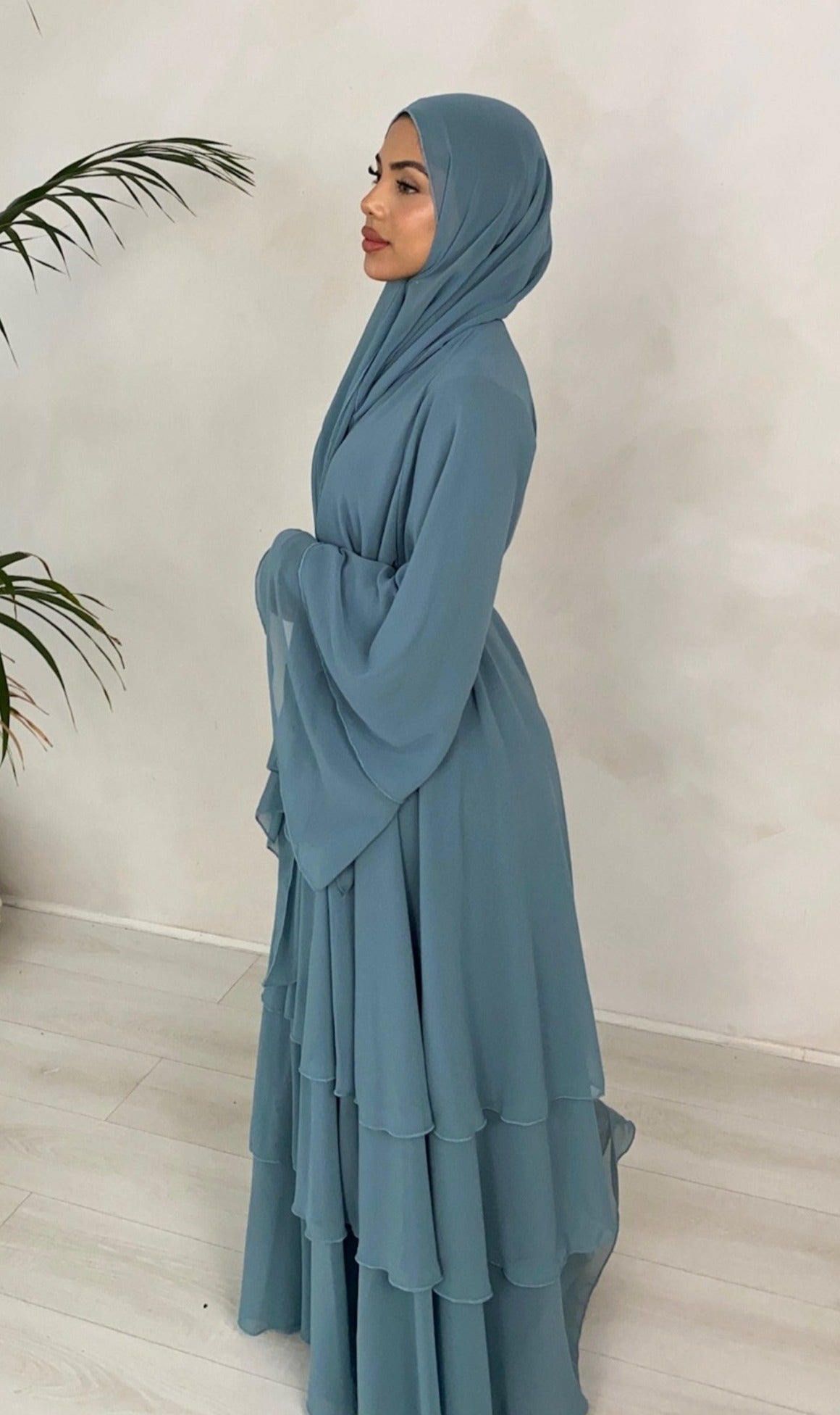 NOOR Layered - Chiffon Abaya