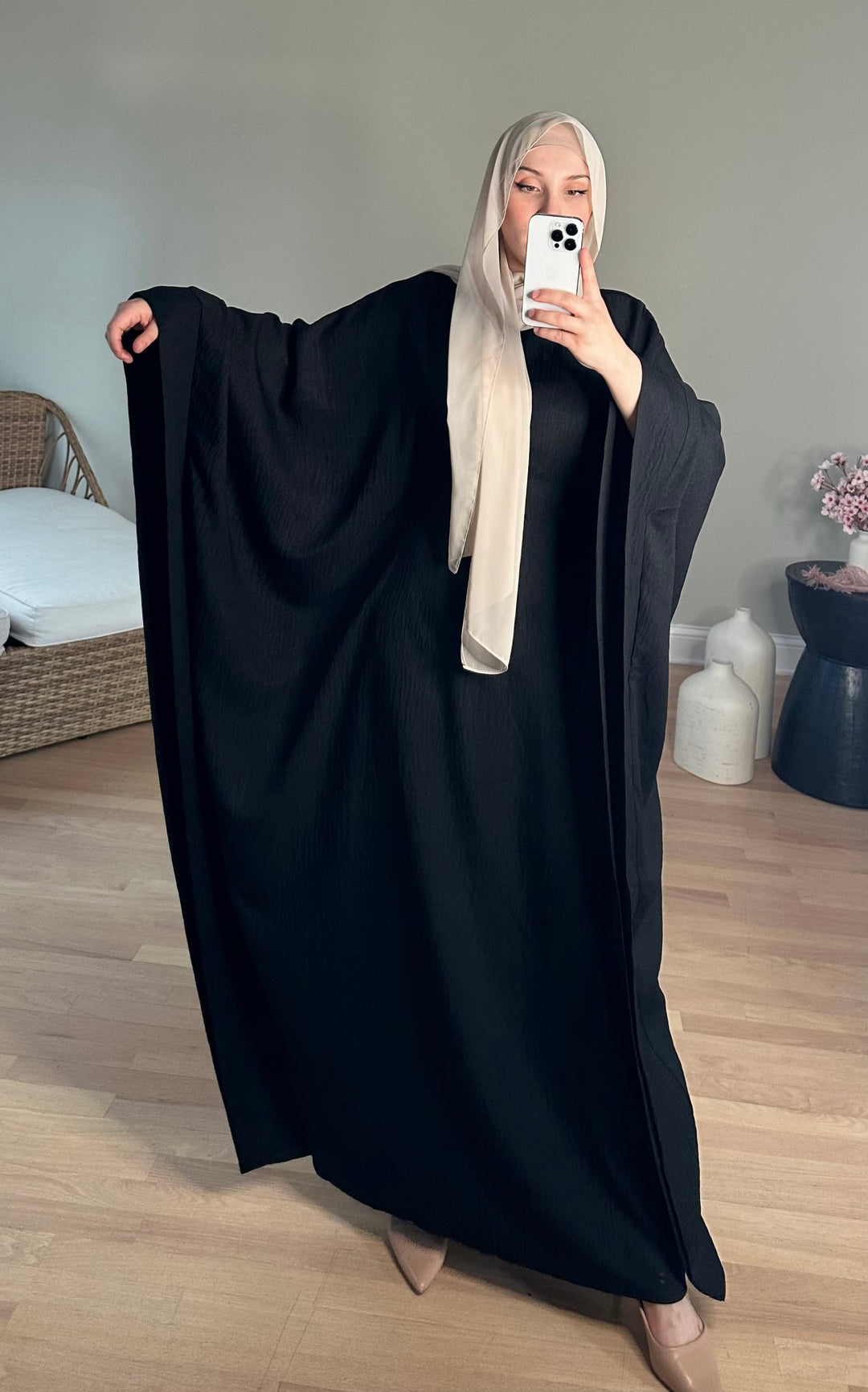 Elegant Butterfly Abaya