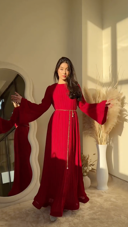 Isabella  - Pleat Dress