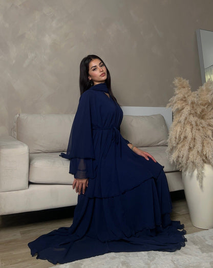 NOOR Layered - Chiffon Abaya