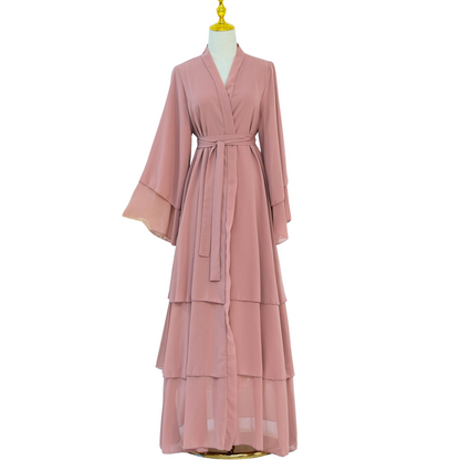 NOOR Layered - Chiffon Abaya