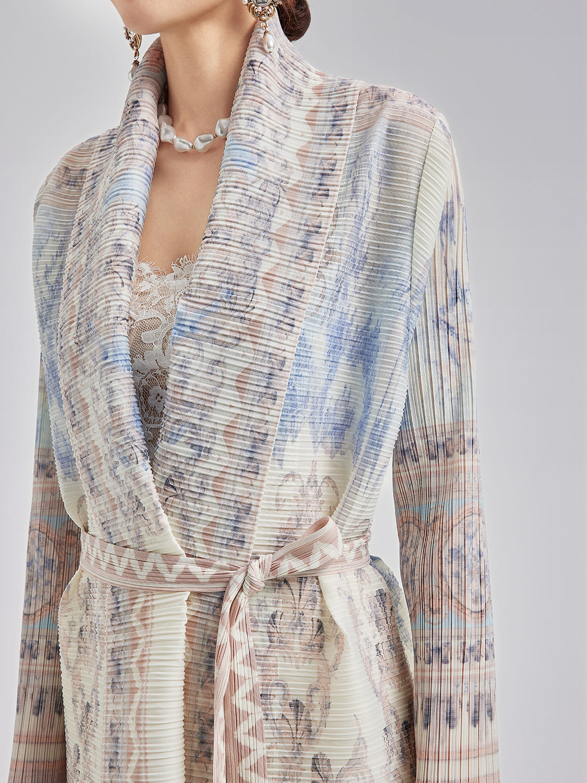 Issey - pleated Cardigan