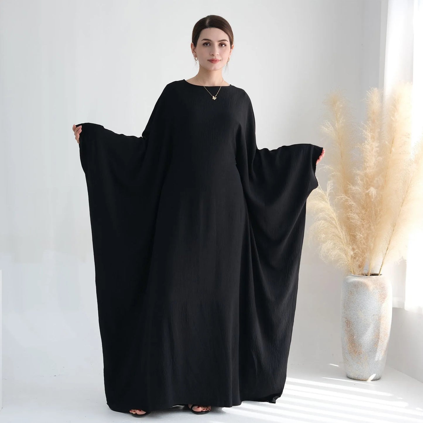 Luna linen butterfly - Abaya