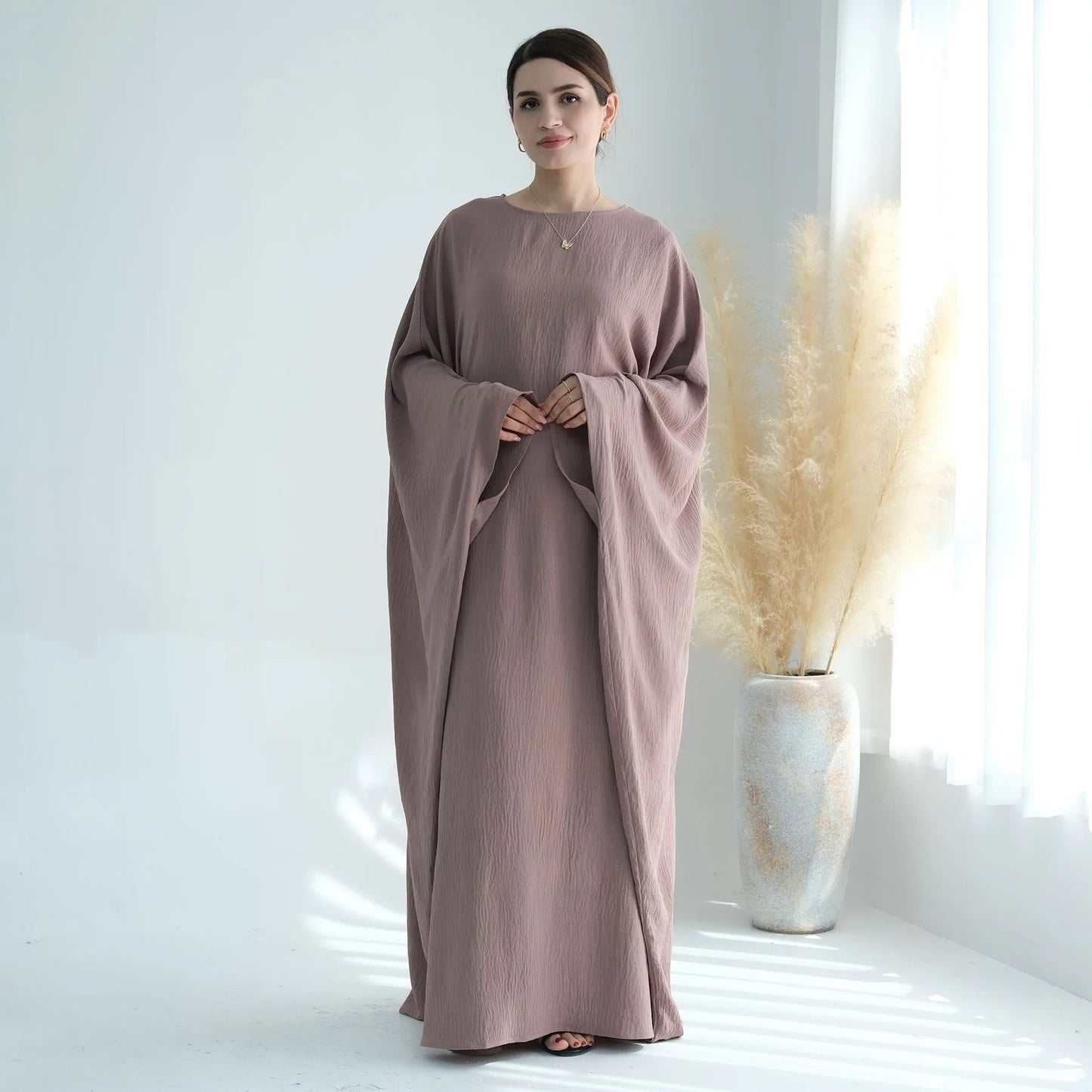 Luna linen butterfly - Abaya