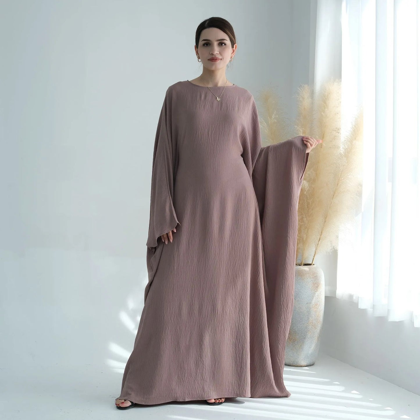 Luna linen butterfly - Abaya