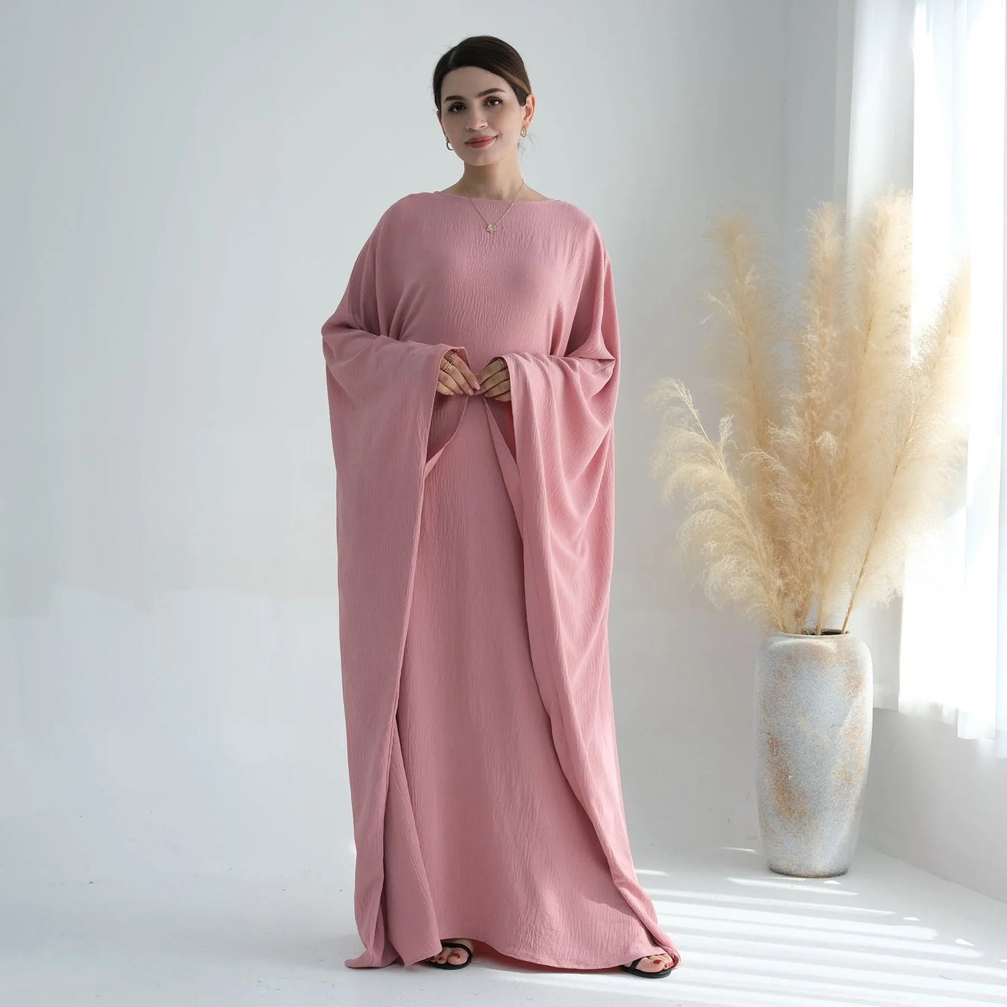 Luna linen butterfly - Abaya