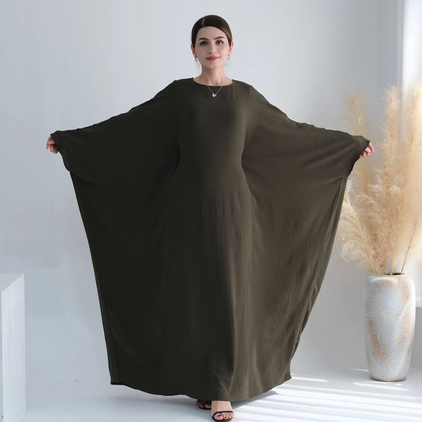 Luna linen butterfly - Abaya