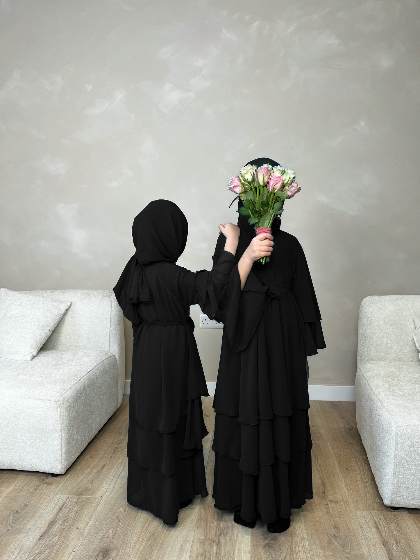 NOOR Layered - Chiffon Abaya