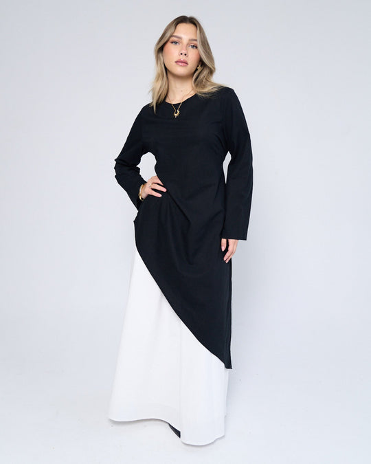 #color_black-top-white-skirt