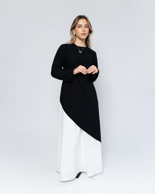 #color_black-top-white-skirt