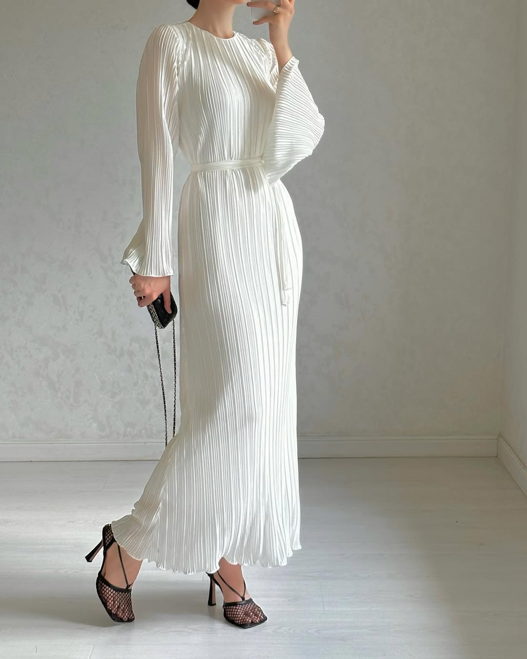 Isabella  - Pleat Dress
