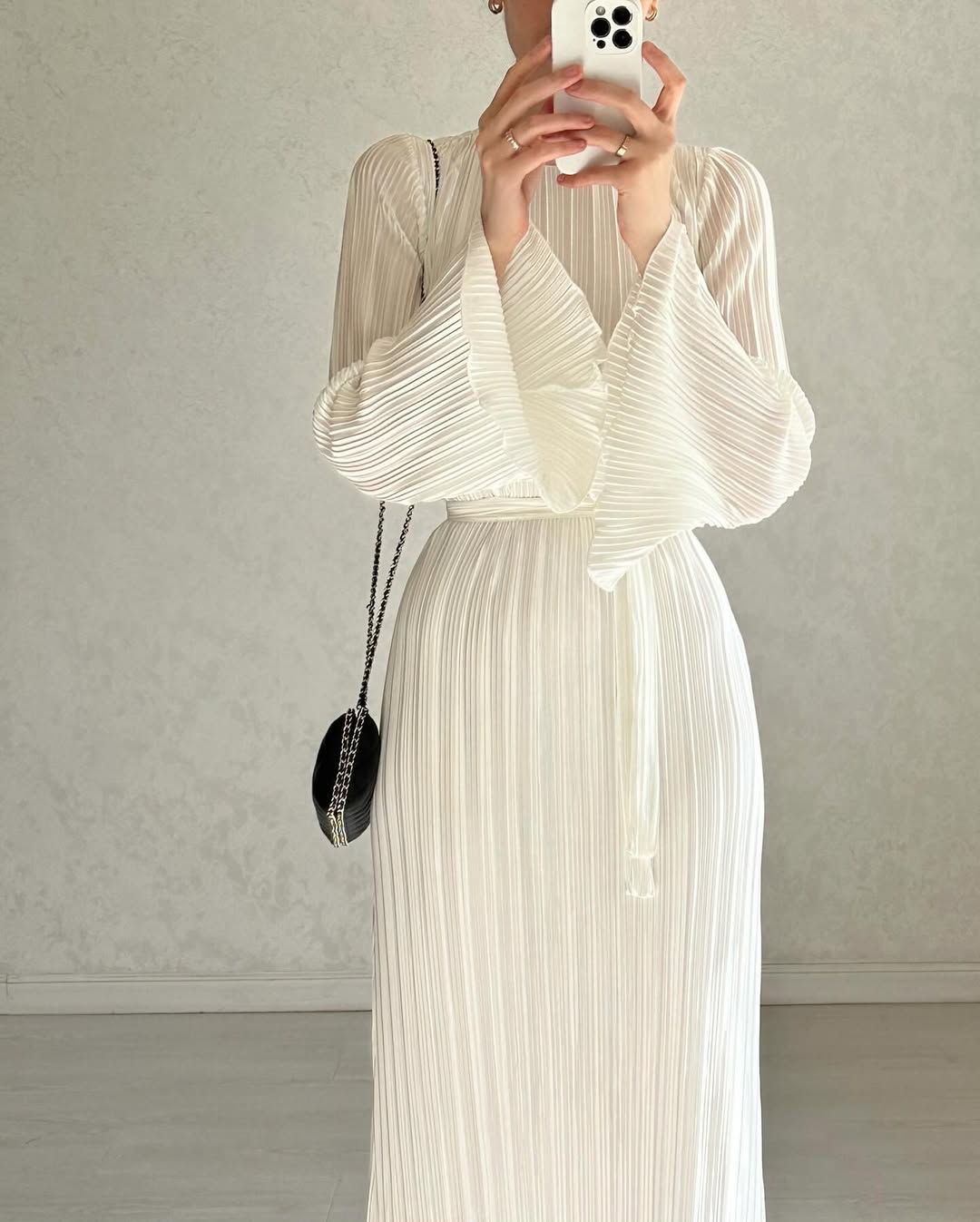 Isabella  - Pleat Dress