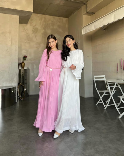 Isabella  - Pleat Dress