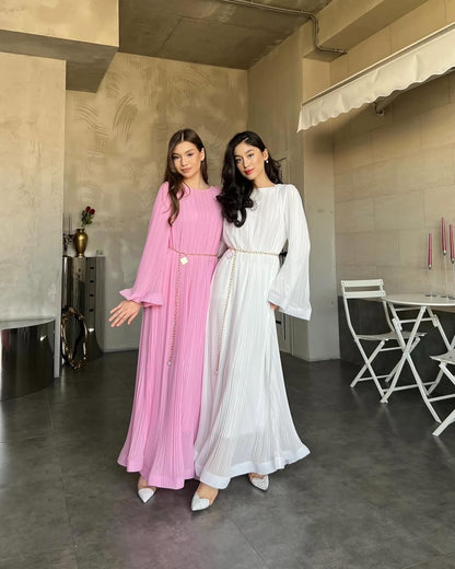 Isabella  - Pleat Dress