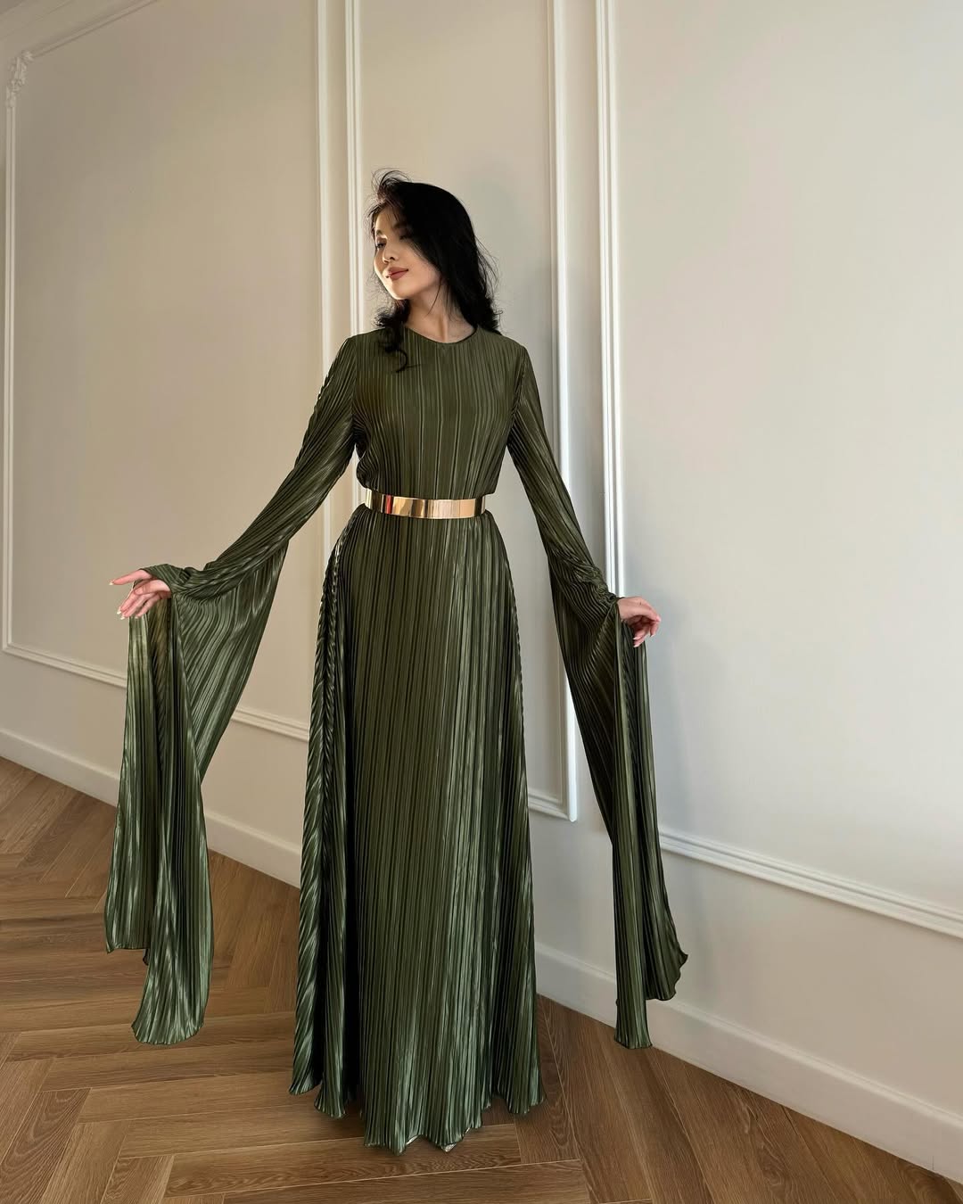 Jade - pleated Dress