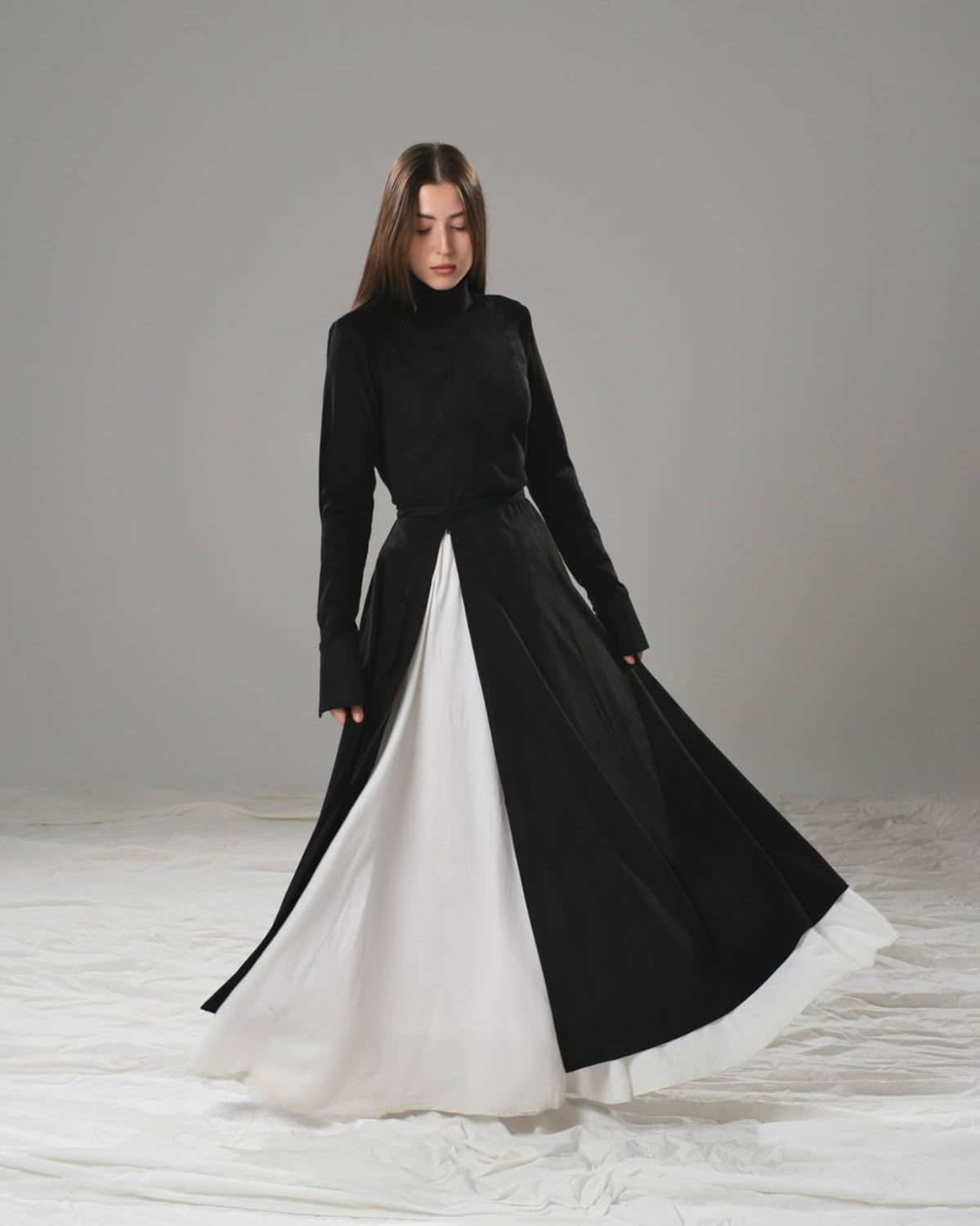 Eclipse Layered Maxi Dress – Glow Modesty