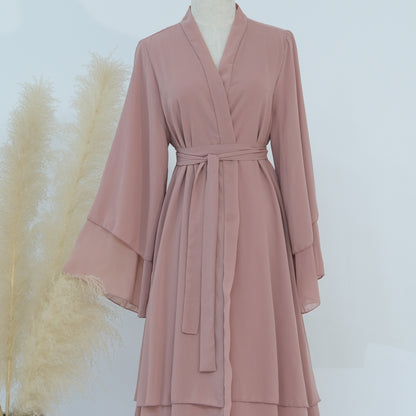 NOOR Layered - Chiffon Abaya