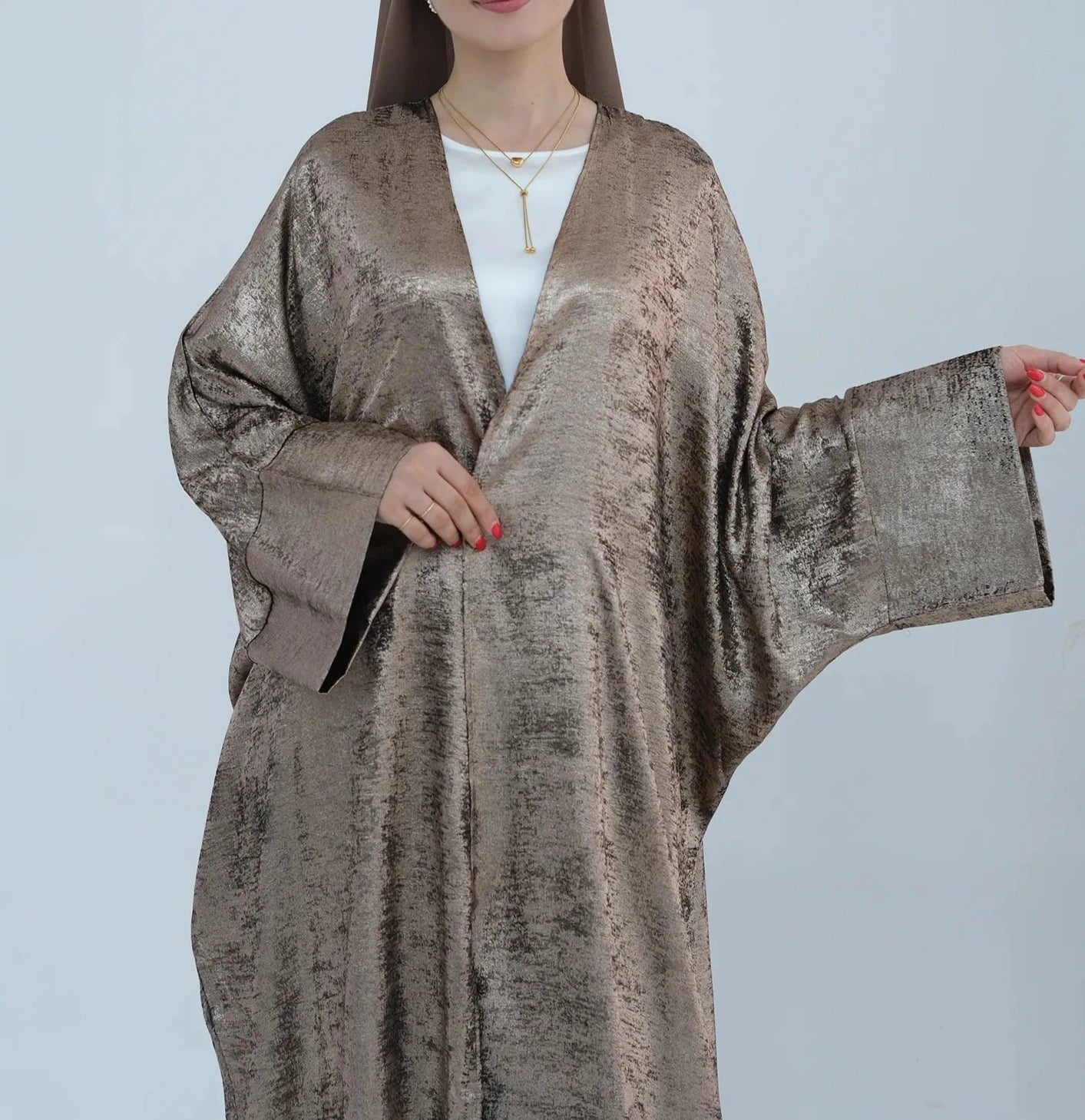 Farah Velvet Kimono