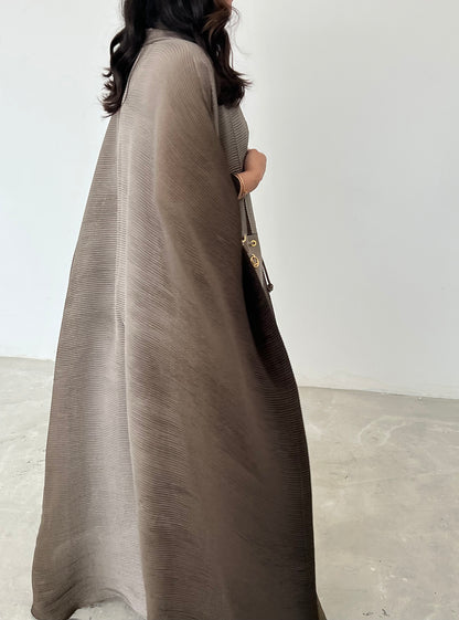 Miyake pleat - Open Abaya