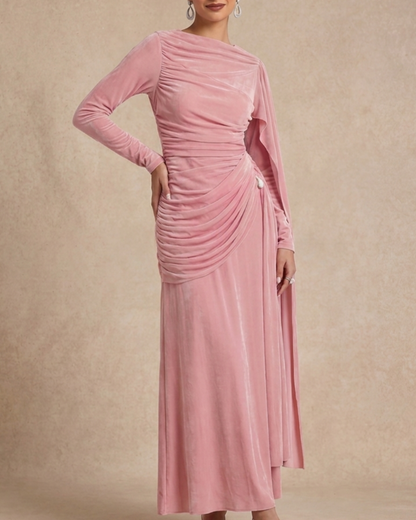 Tihila Ruched Maxi Dress