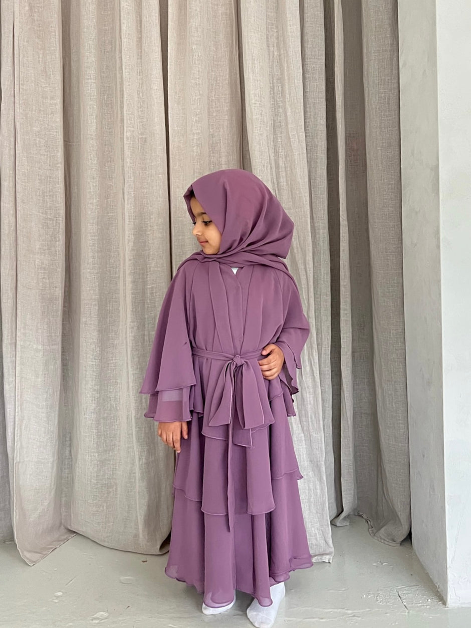 NOOR Layered - Chiffon Abaya