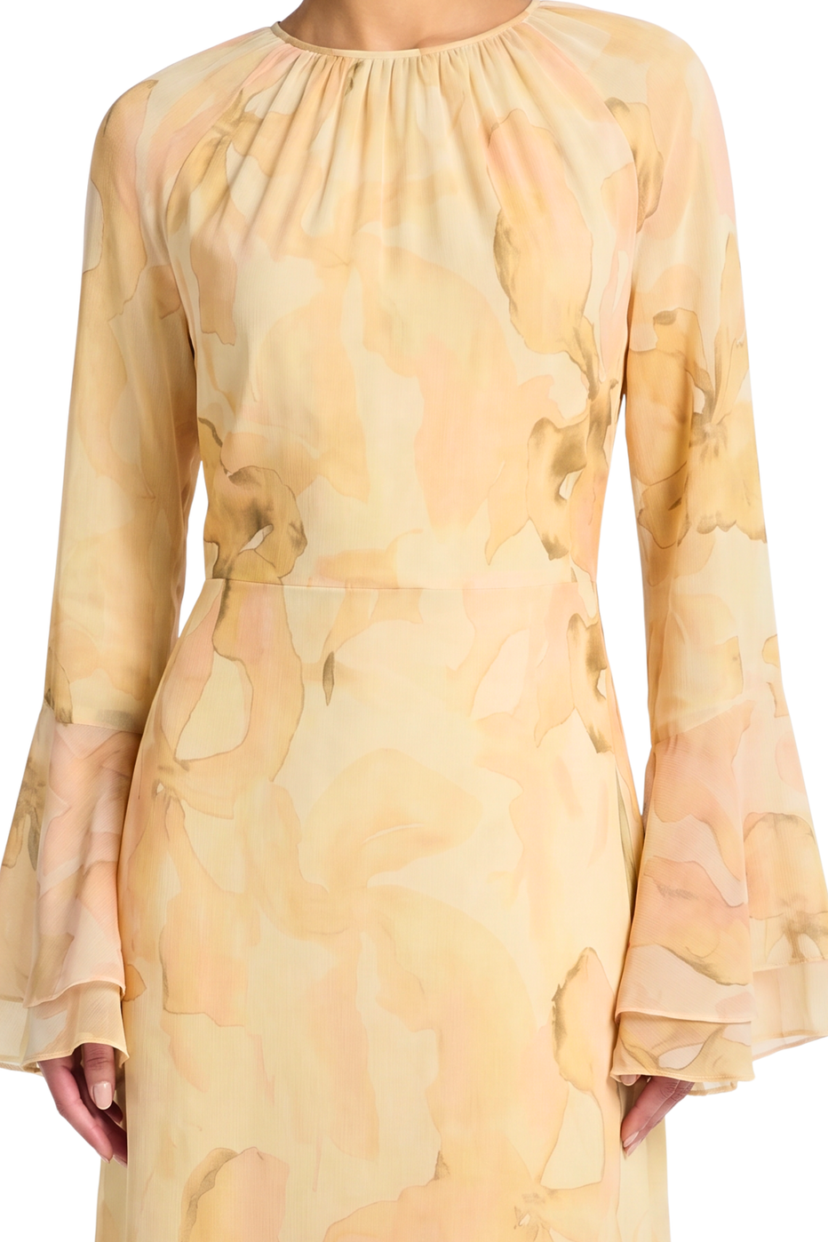 Celine Floral Chiffon Dress