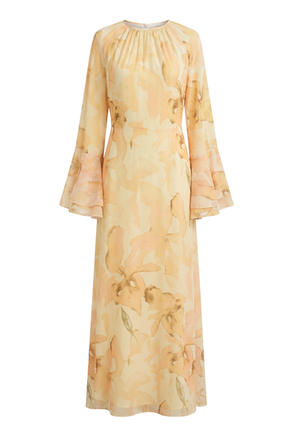 Celine Floral Chiffon Dress