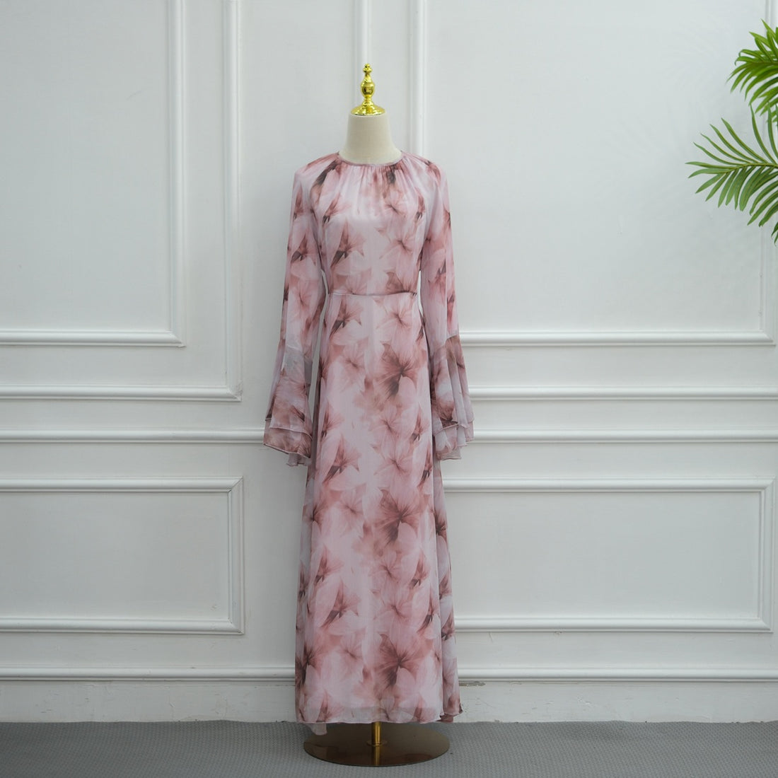Celine Floral Chiffon Dress