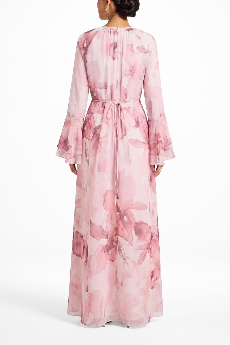 Celine Floral Chiffon Dress
